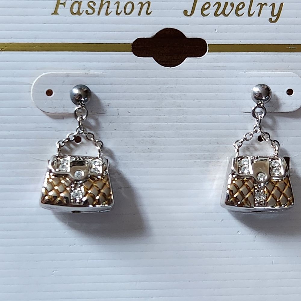 Best Purse Pierced Earrings - Picture 3 of 5